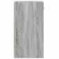 Preview: Nachttische 2 Stk. Grau Sonoma 35x34x65 cm Holzwerkstoff