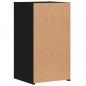 Preview: Nachttisch Schwarz 35x34x65 cm Holzwerkstoff