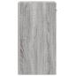 Preview: Nachttisch Grau Sonoma 35x34x65 cm Holzwerkstoff