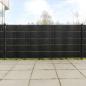 Preview: Balkon-Sichtschutze 10 Stk. Schwarz 255x19 cm Poly Rattan