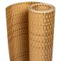 Preview: Balkon-Sichtschutz Hellbraun 600x80 cm Poly Rattan