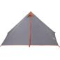 Preview: Tipi-Familienzelt 7 Personen Orange Wasserdicht