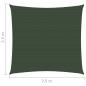 Preview: Sonnensegel 160 g/m² Dunkelgrün 2,5x2,5 m HDPE