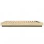 Preview: Bettgestell mit LED Sonoma-Eiche 150x200 cm Holzwerkstoff