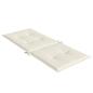 Preview: Hochlehner-Auflagen 4 Stk. Melange Creme 120x50x4 cm Stoff