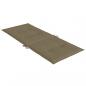 Preview: Hochlehner-Auflagen 6 Stk. Melange Taupe 120x50x4 cm Stoff