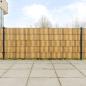 Preview: Balkon-Sichtschutze 10 Stk. Hellbraun 255x19 cm Poly Rattan