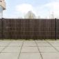 Preview: ARDEBO.de - Balkon-Sichtschutze 10 Stk. Braun Schwarz 255x19 cm Poly Rattan