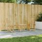 Preview: ARDEBO.de - Gartenstühle 2 Stk. Klappbar 43x54x88 cm Bambus