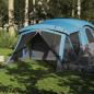 Preview: Campingzelt mit Vorzelt 4 Personen Blau Wasserdicht
