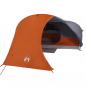 Preview: Kuppel-Campingzelt 4 Personen Orange Wasserdicht