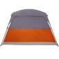 Preview: Campingzelt 4 Personen Orange Wasserdicht