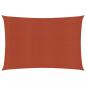 Preview: ARDEBO.de - Sonnensegel 160 g/m² Terracotta-Rot 2,5x3,5 m HDPE