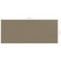 Preview: Zeltteppich 250x600 cm Taupe