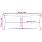 Preview: Sonnensegel 160 g/m² Dunkelgrün 2x5 m HDPE