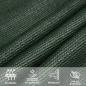Preview: Sonnensegel 160 g/m² Dunkelgrün 2x5 m HDPE