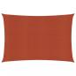 Preview: ARDEBO.de - Sonnensegel 160 g/m² Terrakottarot 5x7 m HDPE
