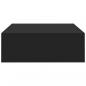 Preview: Couchtisch Schwarz 100x100x35 cm Holzwerkstoff