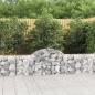 Preview: ARDEBO.de - Gabionen mit Hochbogen 20 Stk. 200x30x60/80 cm Verzinktes Eisen