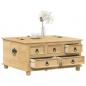 Preview: ARDEBO.de - Truhe Corona 90x78x45 cm Massivholz Kiefer