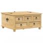 Preview: Truhe Corona 90x78x45 cm Massivholz Kiefer