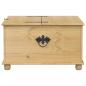 Preview: Truhe Corona 90x78x45 cm Massivholz Kiefer
