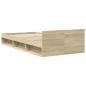 Preview: Bettgestell mit Schublade Sonoma-Eiche 75x190 cm Holzwerkstoff