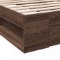 Preview: Bettgestell mit Schublade Braun Eichen-Optik 100x200 cm