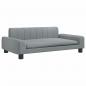Preview: Hundebett Hellgrau 90x53x30 cm Stoff