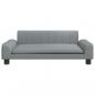 Preview: Hundebett Hellgrau 90x53x30 cm Stoff