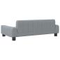 Preview: Hundebett Hellgrau 90x53x30 cm Stoff