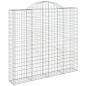 Preview: Gabione mit Hochbogen 200x30x180/200 cm Verzinktes Eisen