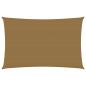 Preview: ARDEBO.de - Sonnensegel 160 g/m² Taupe 4x6 m HDPE