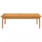 Preview: Gartentisch 100x60x30 cm Massivholz Akazie