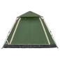 Preview: Kuppel-Campingzelt 5 Personen Grün Quick Release