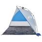 Preview: Strandzelt Azurblau Quick Release Wasserdicht