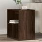 Preview: ARDEBO.de - Beistelltisch Braun Eichen-Optik 50x30x50 cm Holzwerkstoff