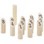 Preview: 13-tlg. Kubb-Spielset mit Tragetasche Massivholz Kiefer