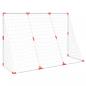 Preview: Fußballtor für Kinder mit Bällen 2-in-1 Weiß 184x64x124 cm