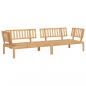 Preview: Garten-Ecksofas aus Paletten 2 Stk. Massivholz Akazie