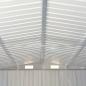 Preview: Gerätehaus 257x392x181 cm Metall Grau