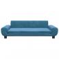 Preview: Hundebett Blau 100x54x33 cm Samt