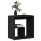 Preview: Beistelltische 2 Stk. Schwarz 50x30x50 cm Holzwerkstoff