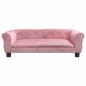 Preview: Hundebett Rosa 95x55x30 cm Samt