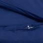 Preview: Bettwäsche-Set Marineblau 140x200 cm Leichte Mikrofaser