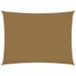 Preview: ARDEBO.de - Sonnensegel 160 g/m² Taupe 2,5x4 m HDPE