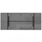 Preview: Gartentisch mit Glasplatte Grau 190x80x75 cm Poly Rattan