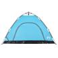 Preview: Campingzelt 4 Personen Blau Quick Release