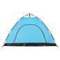 Preview: Campingzelt 4 Personen Blau Quick Release
