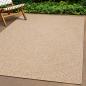 Preview: ARDEBO.de - Teppich ZIZUR 100x200 cm Jute-Optik Indoor und Outdoor